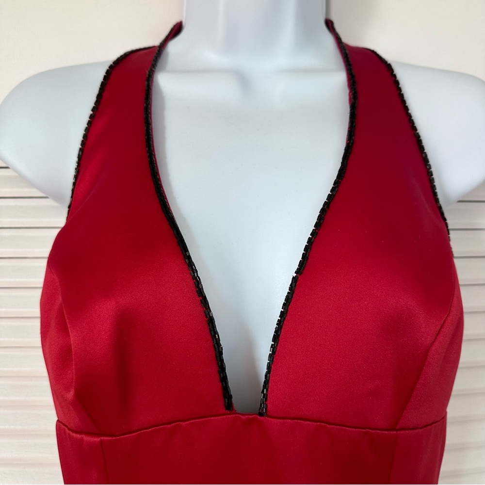 Red Evening Gown for Prom or Formal or Wedding with Matching Jacket